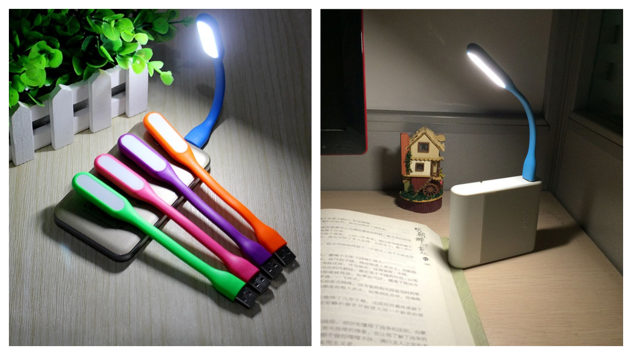 Bendable Portable USB Powered LED Night Reading Lamp