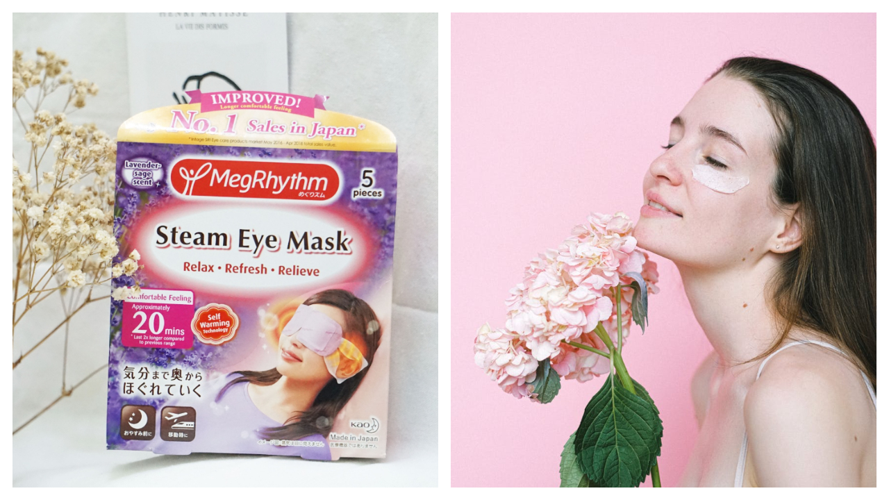 MEG RHYTHM Steam Eye Mask Lavender Sage Scent