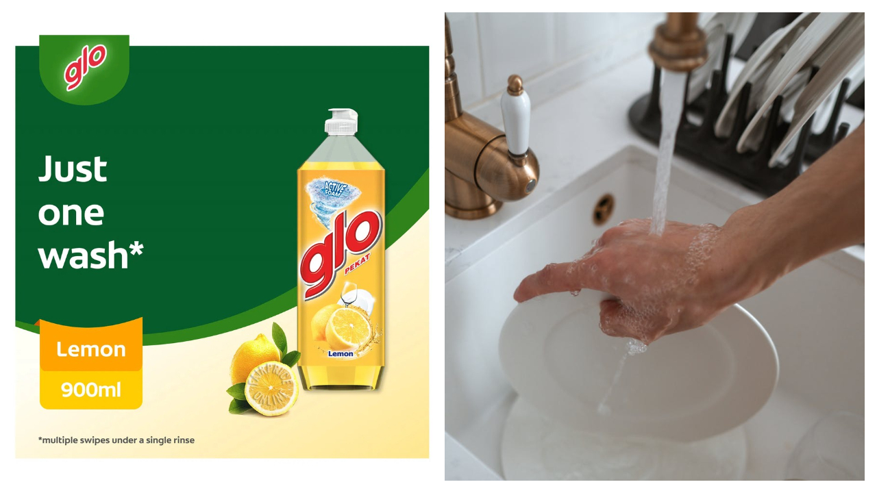 Glo Concentrated Dishwashing Liquid 