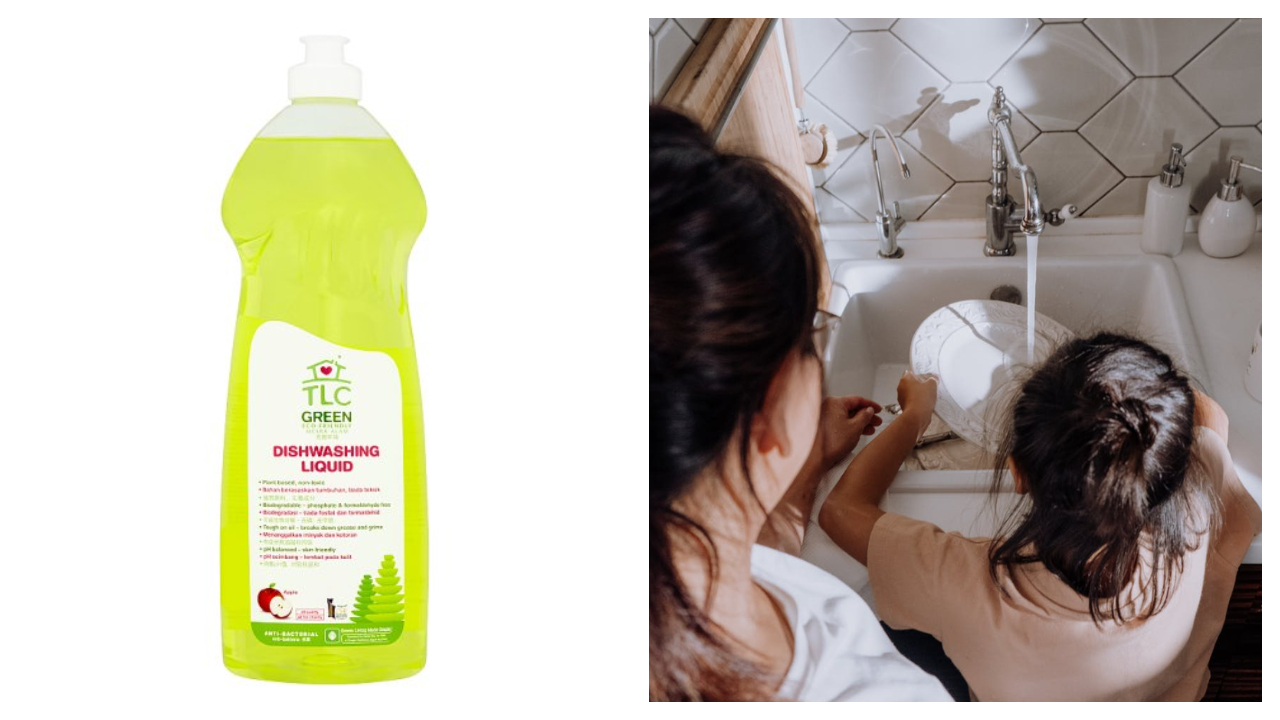 TLC Green Eco-Friendly Dishwashing Liquid