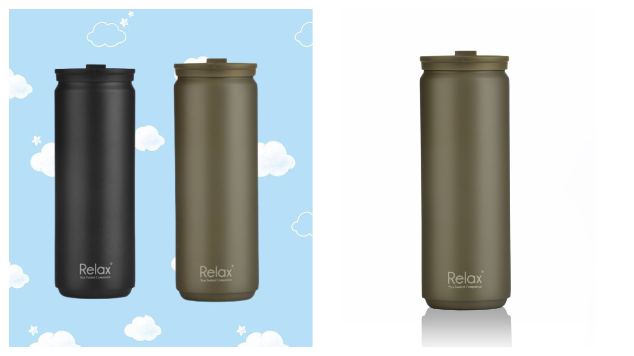 RELAX 500ml 18.8 Stainless Steel Thermal Tumbler