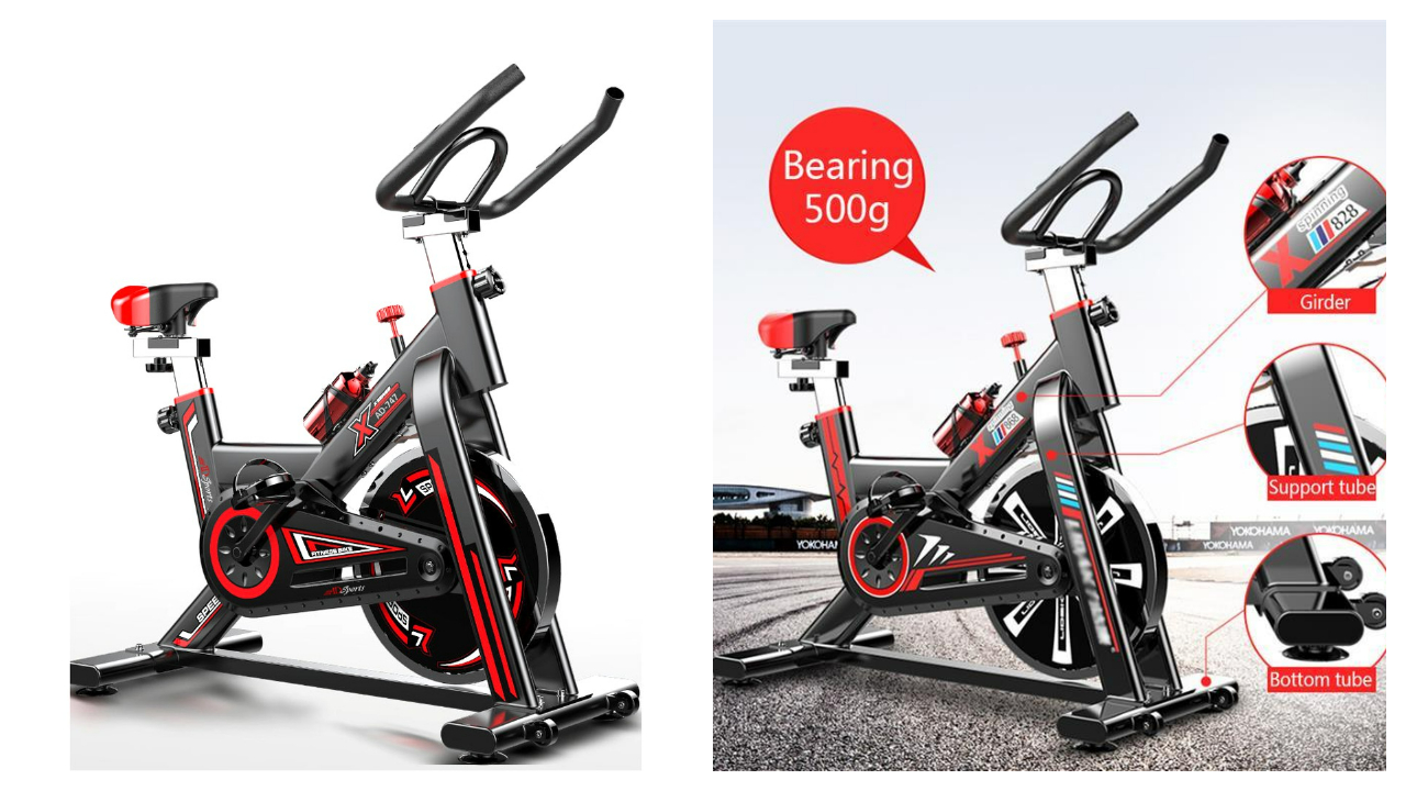 Adsports AD-747 Swing Spinning Exercise Bicycle