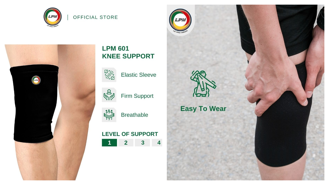LPM Knee Guard 601 Elastic Knee Support For Knee Pain Relief