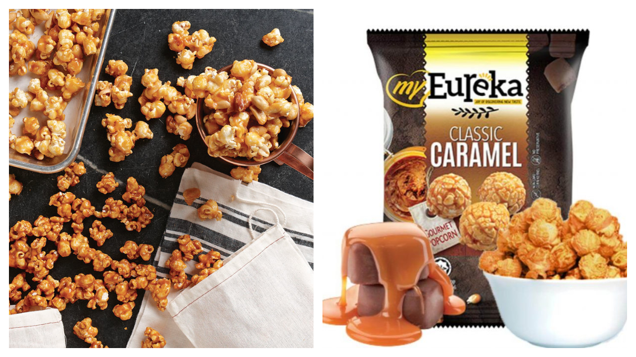Eureka Caramel Flavour Popcorn Snack