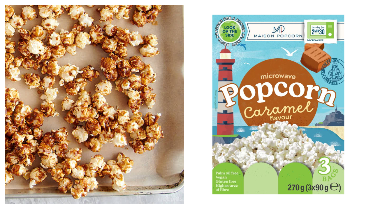 Maison Microwave Popcorn – Caramel Flavour