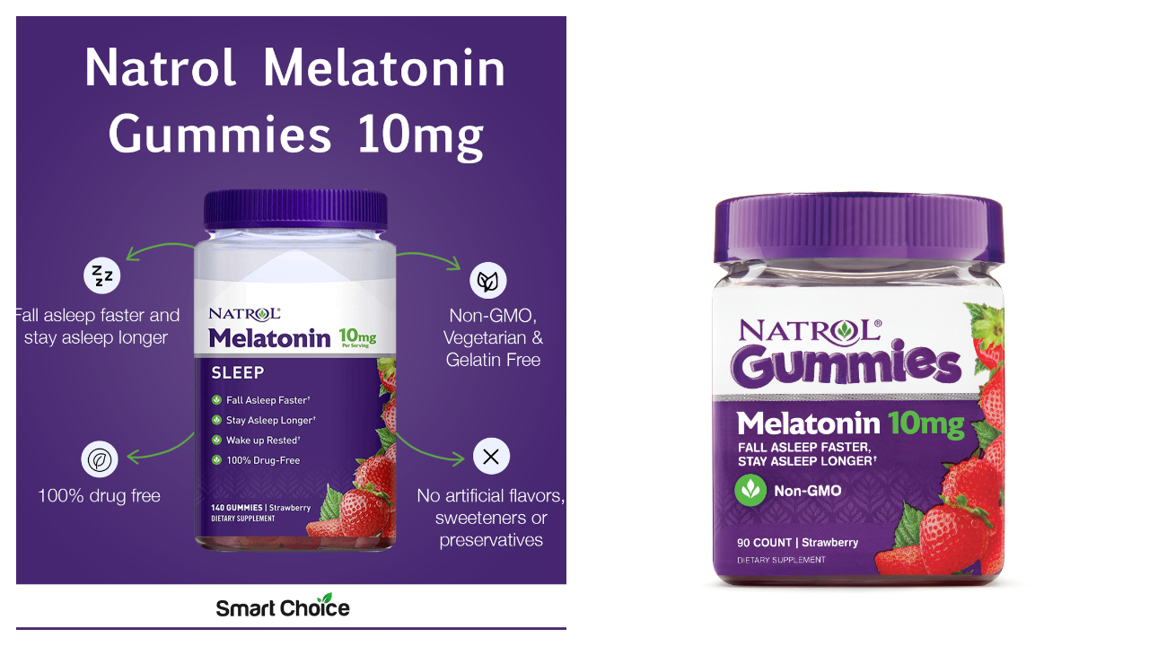 Natrol Melatonin Gummies 10 mg Vegetarian