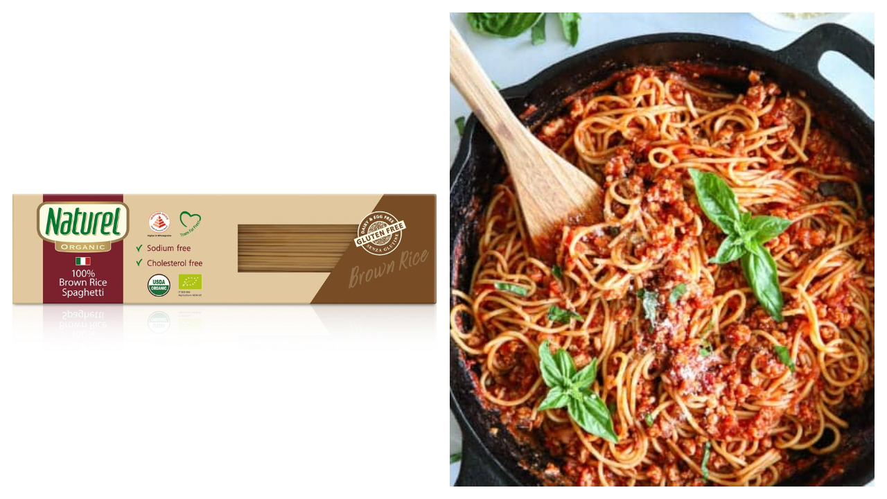 Naturel Organic Gluten-Free Pasta Brown Rice Spaghetti