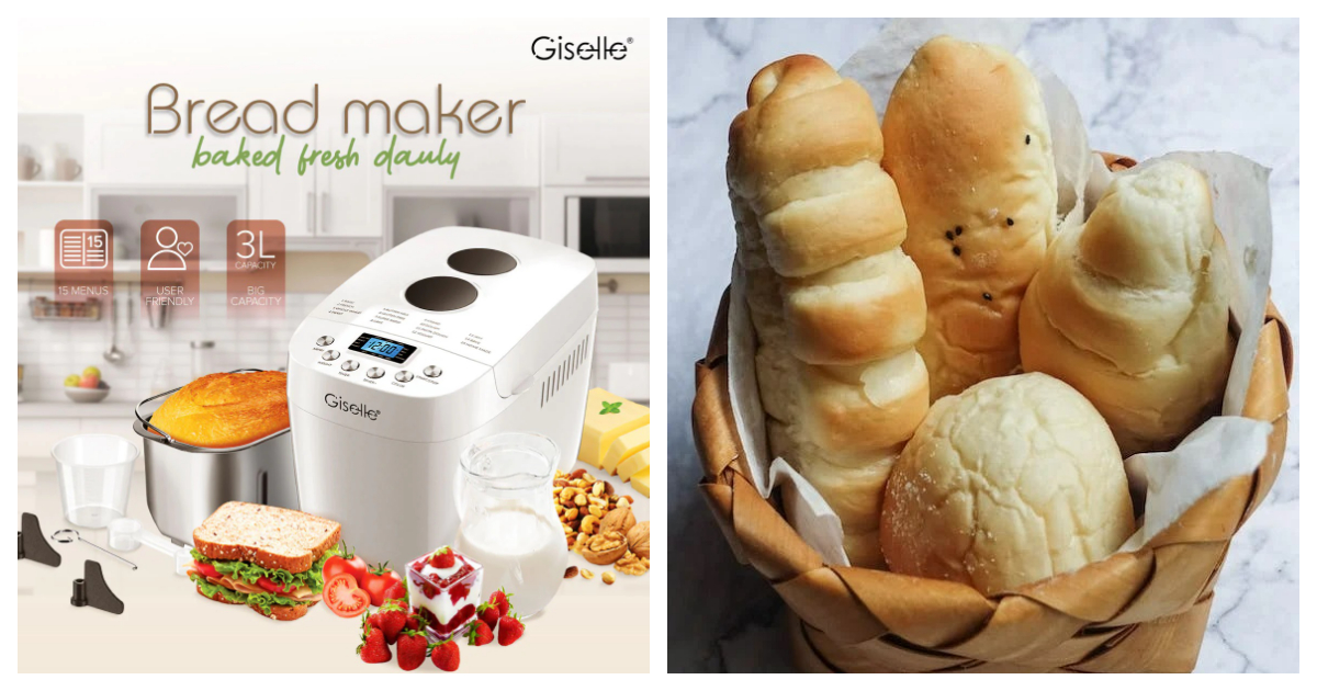 Giselle Bread Maker Size L Dual Blades 850W (3.0LB) KEA0345 