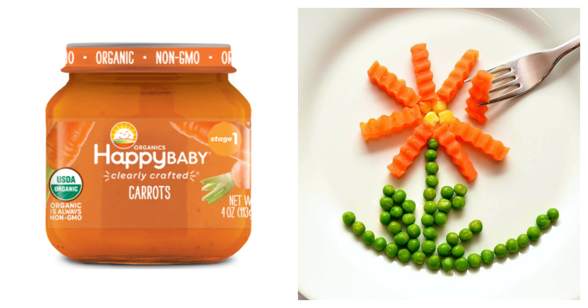 Happy Baby S1 Organic Clearly Crafted Jar - Carrots