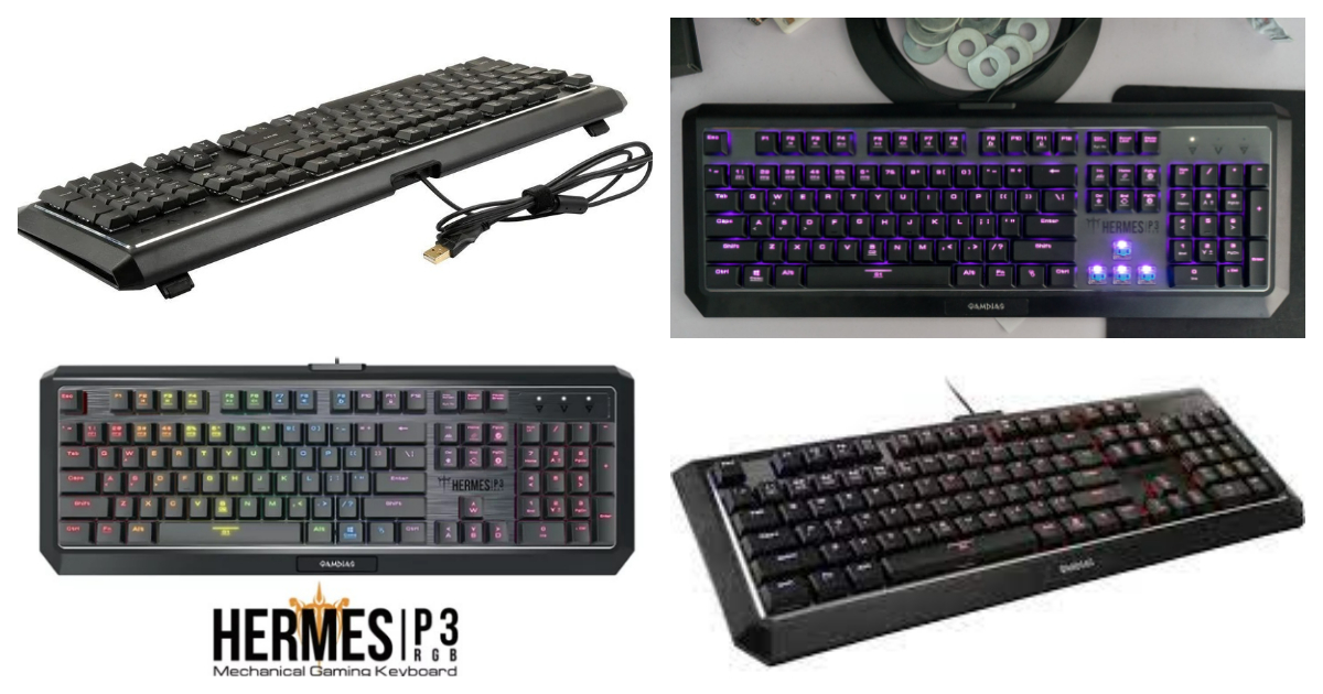 GAMDIAS Hermes P3 RGB Mechanical Gaming Keyboard