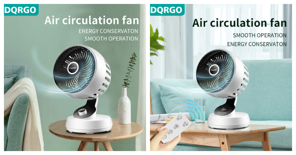 DQRGO Air Circulation Fan Desktop