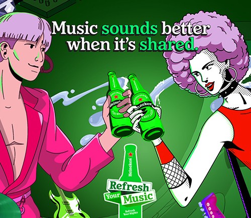 HEINEKEN® REDEFINES MUSIC DISCOVERY WITH THE “REFRESH YOUR MUSIC, REFRESH YOUR NIGHTS” PLATFORM
