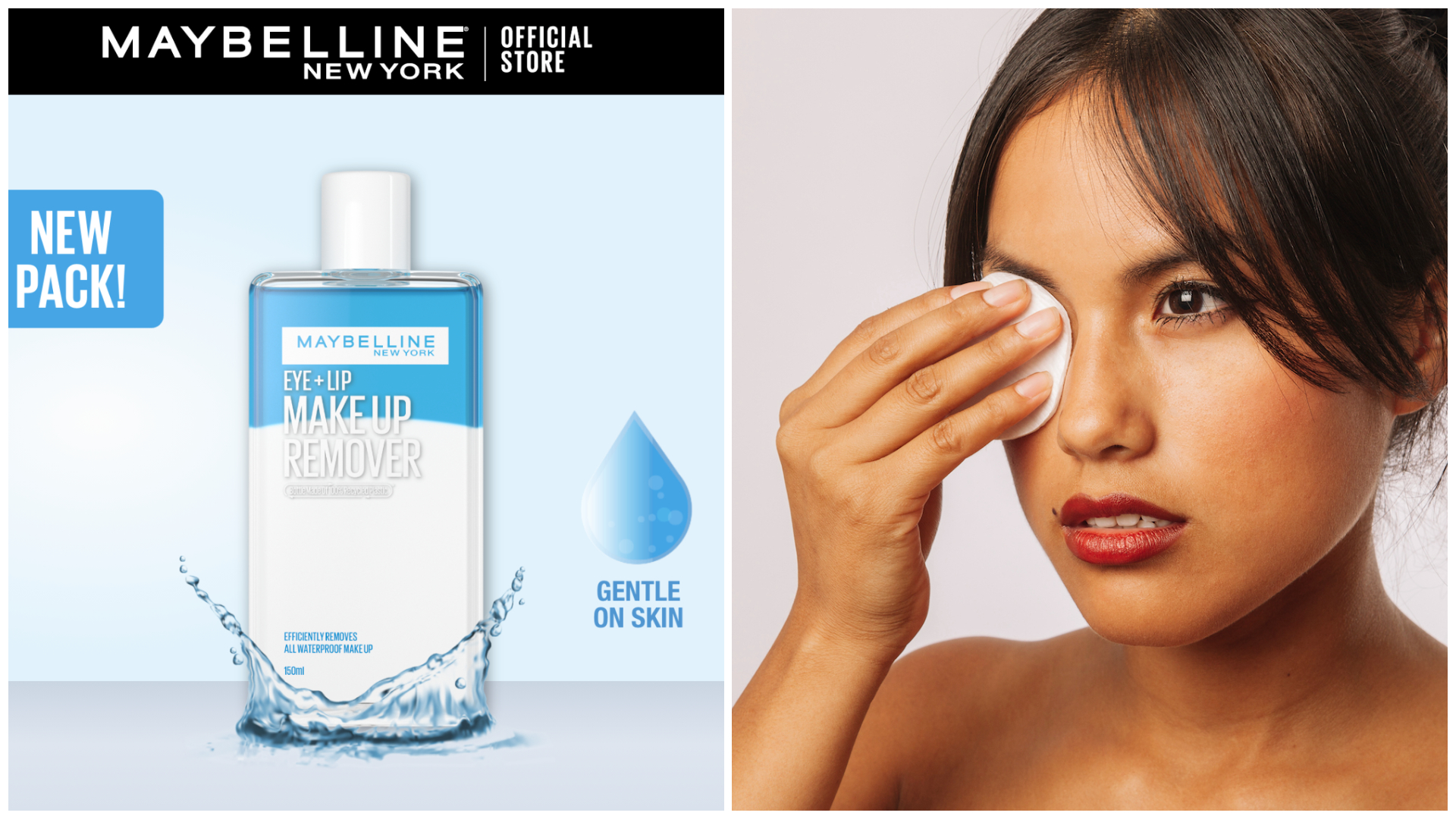 MAYBELLINE Eye & Lip Makeup Remover