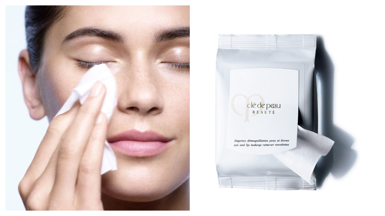 Cle DE PEAU, Eye and Lip Makeup Remover Towelettes