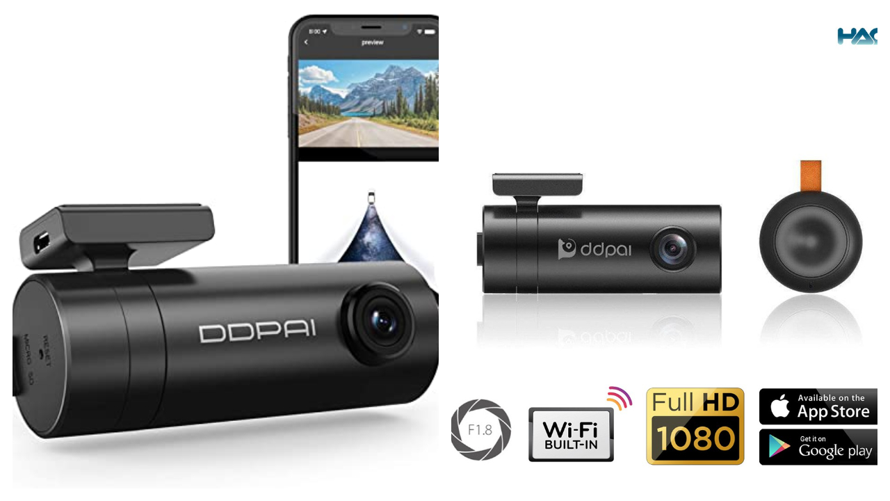 DDPai Dash Cam Mini 1080P HD Wifi