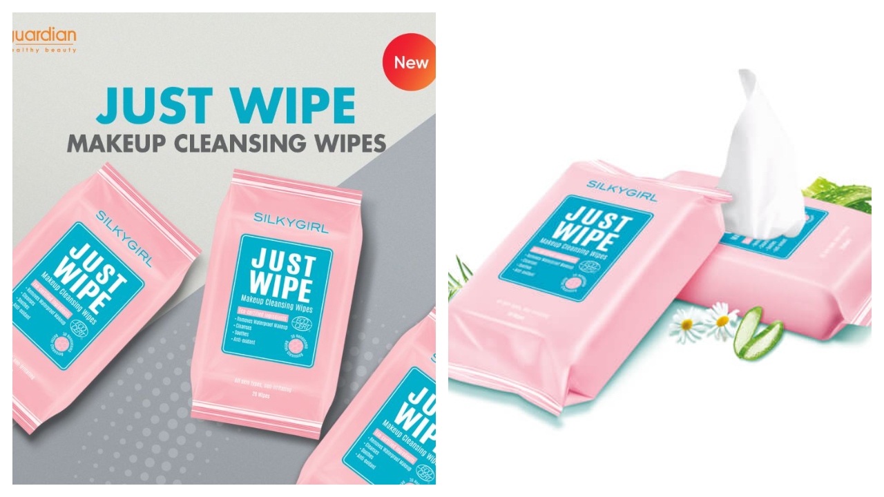 Silky Girl Just Wipe Makeup Cleansing Wipes