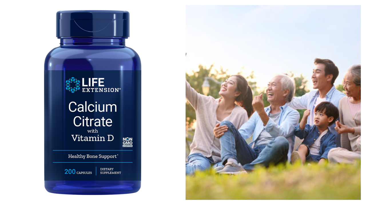 Life Extension Calcium Citrate with Vitamin D