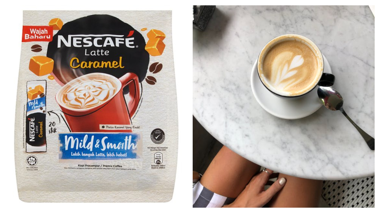 Nescafe Latte Caramel Coffee