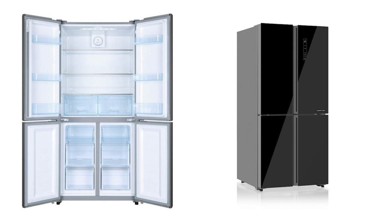 Haier 516L 4 Door Elegance Glass Refrigerator Fridge with DC Inverter Technology HRF-IG525AM(GB)