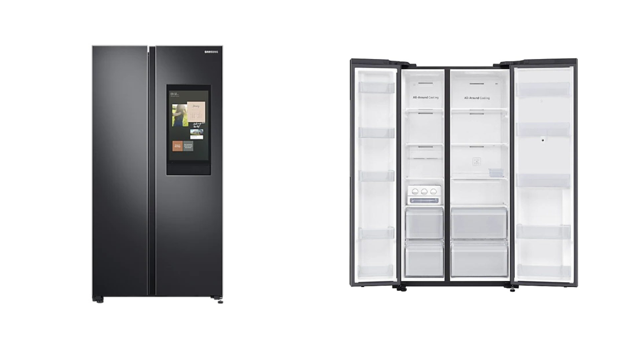 Samsung 660L Side by Side with Family Hub Refrigerator RS62T5F01B4/ME