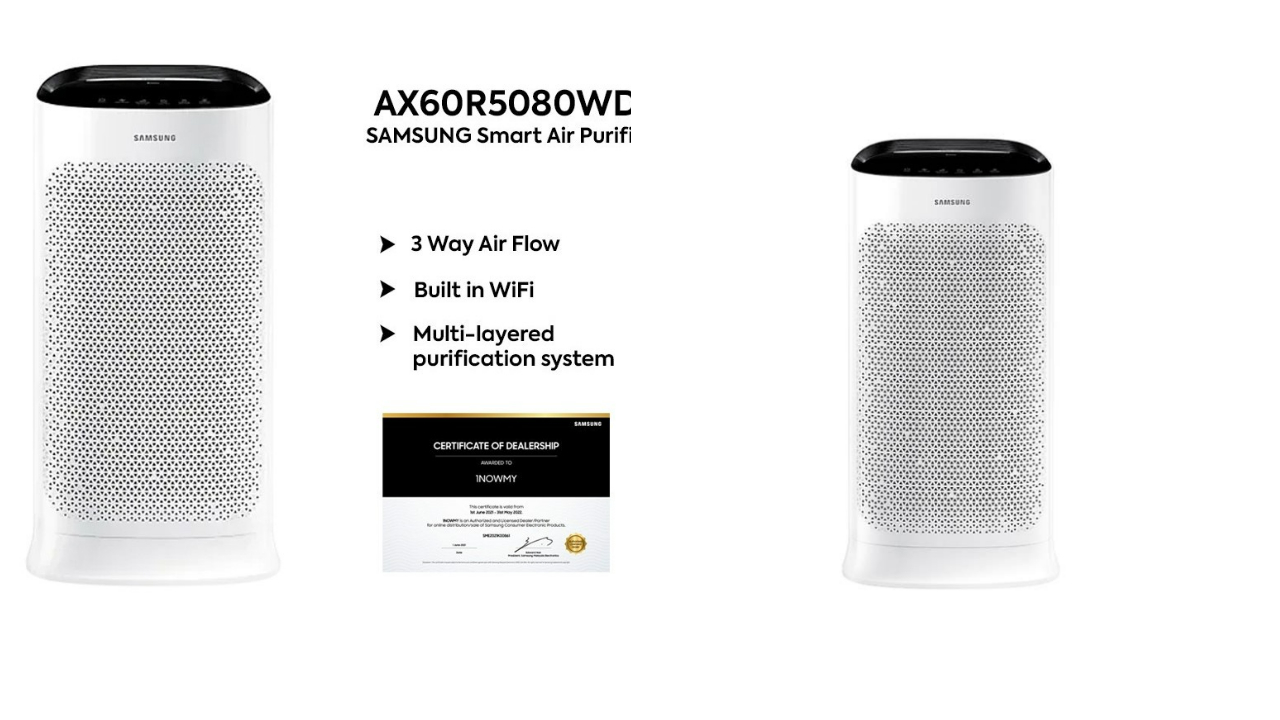 Samsung AX60R5080WD Smart Air Purifier