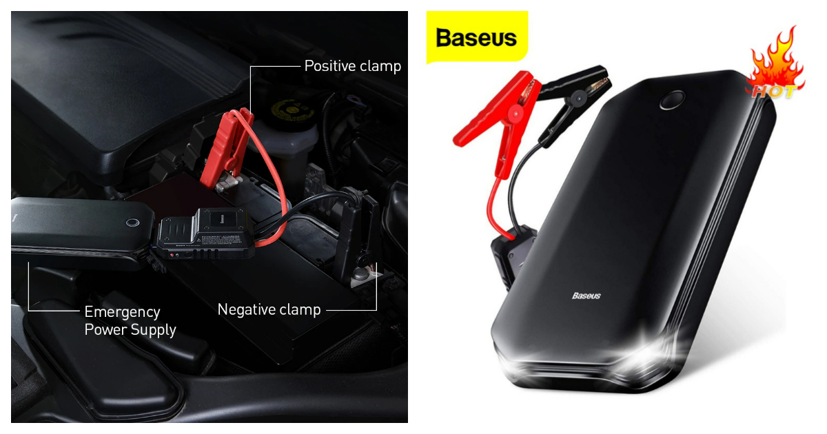 Baseus Car Jump Starter Starting Device Battery Power Bank 800A