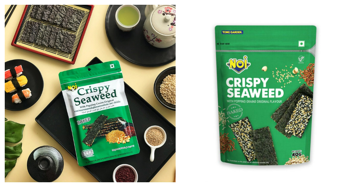 Tong Garden Noi Crispy Seaweed with Popping Grains Original