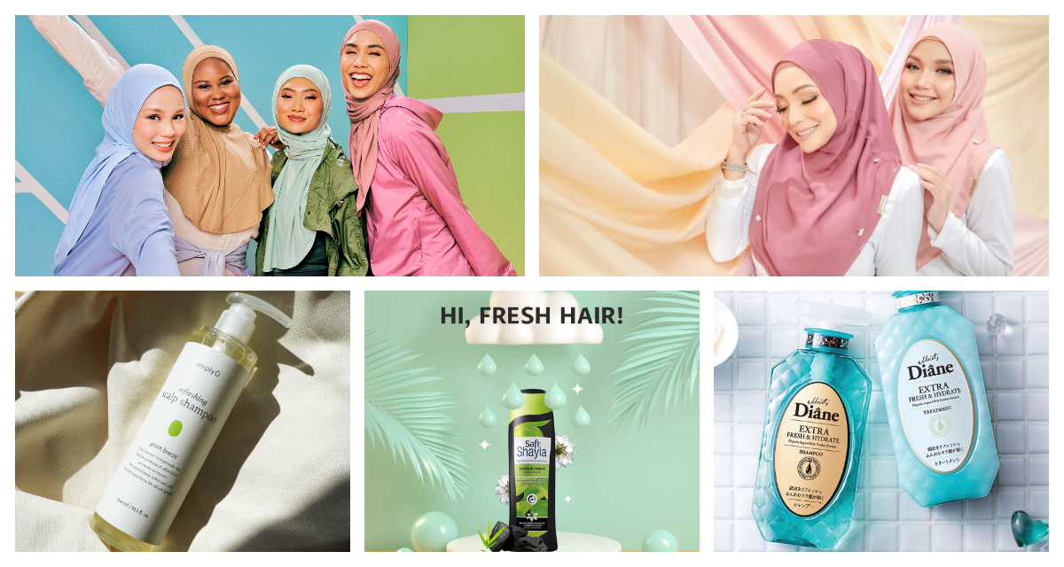 Ini 5 Syampu Yang Setiap Hijabi Perlukan Untuk Rambut Sihat Dan Cantik