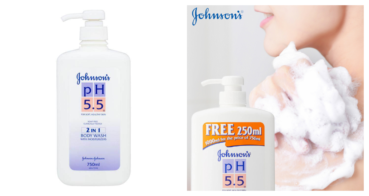 Johnson’s pH5.5 2 In 1 Body Wash