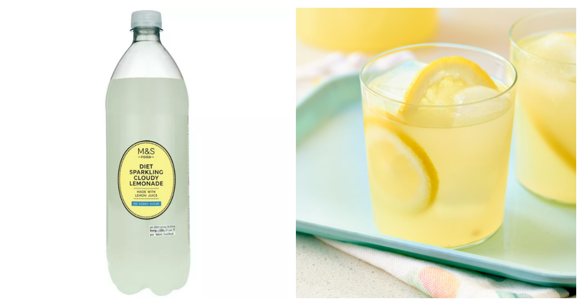 M&S Diet Sparkling Cloudy Lemonade