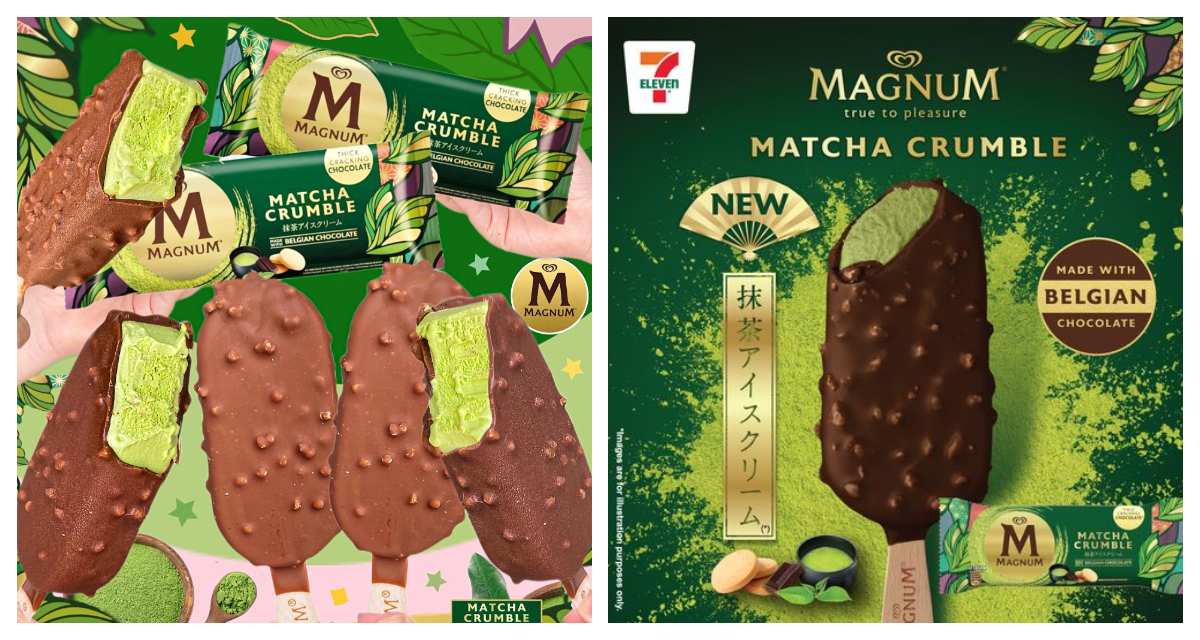Magnum Matcha Crumble Ice Cream