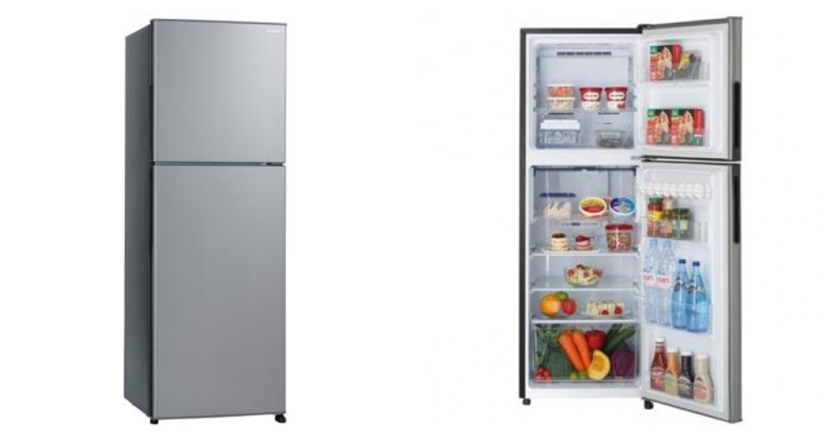 Sharp 280L Top Freezer Refrigerator (SJ-285MSS)