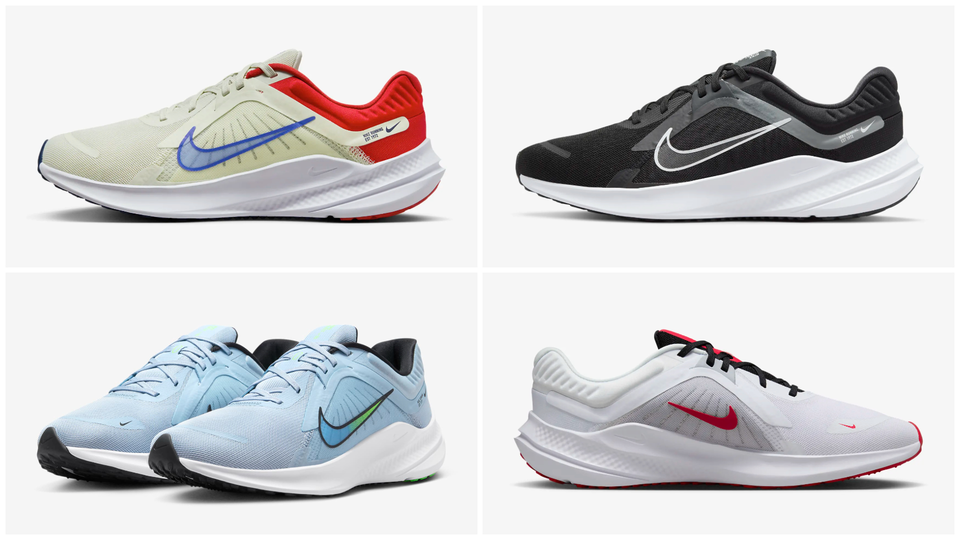 Nike Quest 5 Men's Road Running Shoes (bermula RM259)