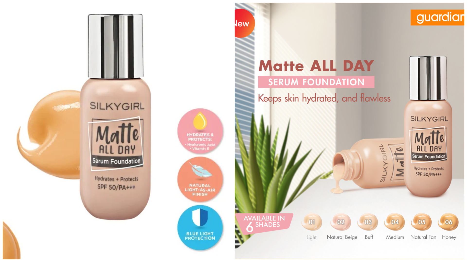 Silkygirl Matte All Day Serum Foundation