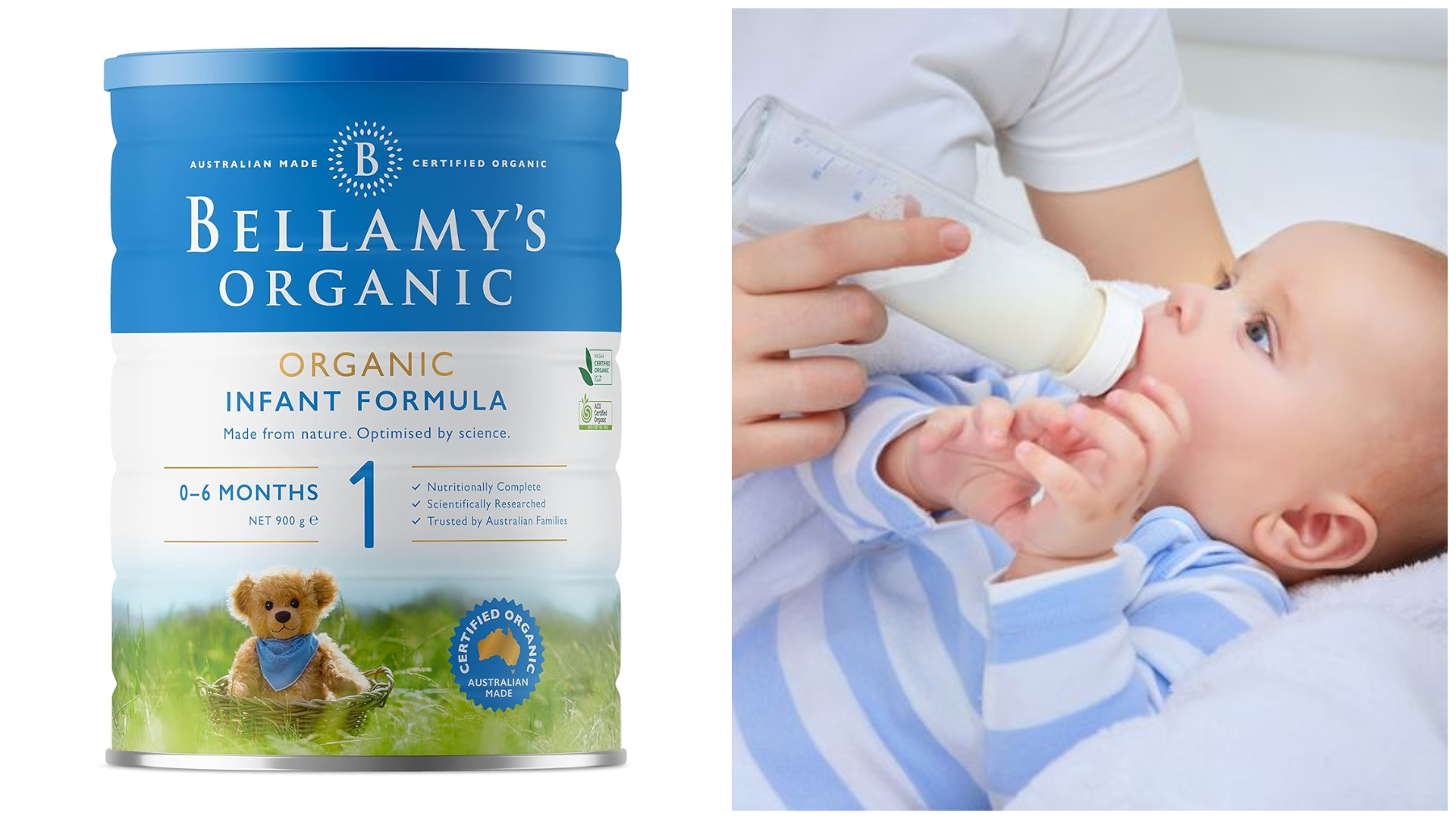 Bellamy’s Organic Infant Formula (Step 1)
