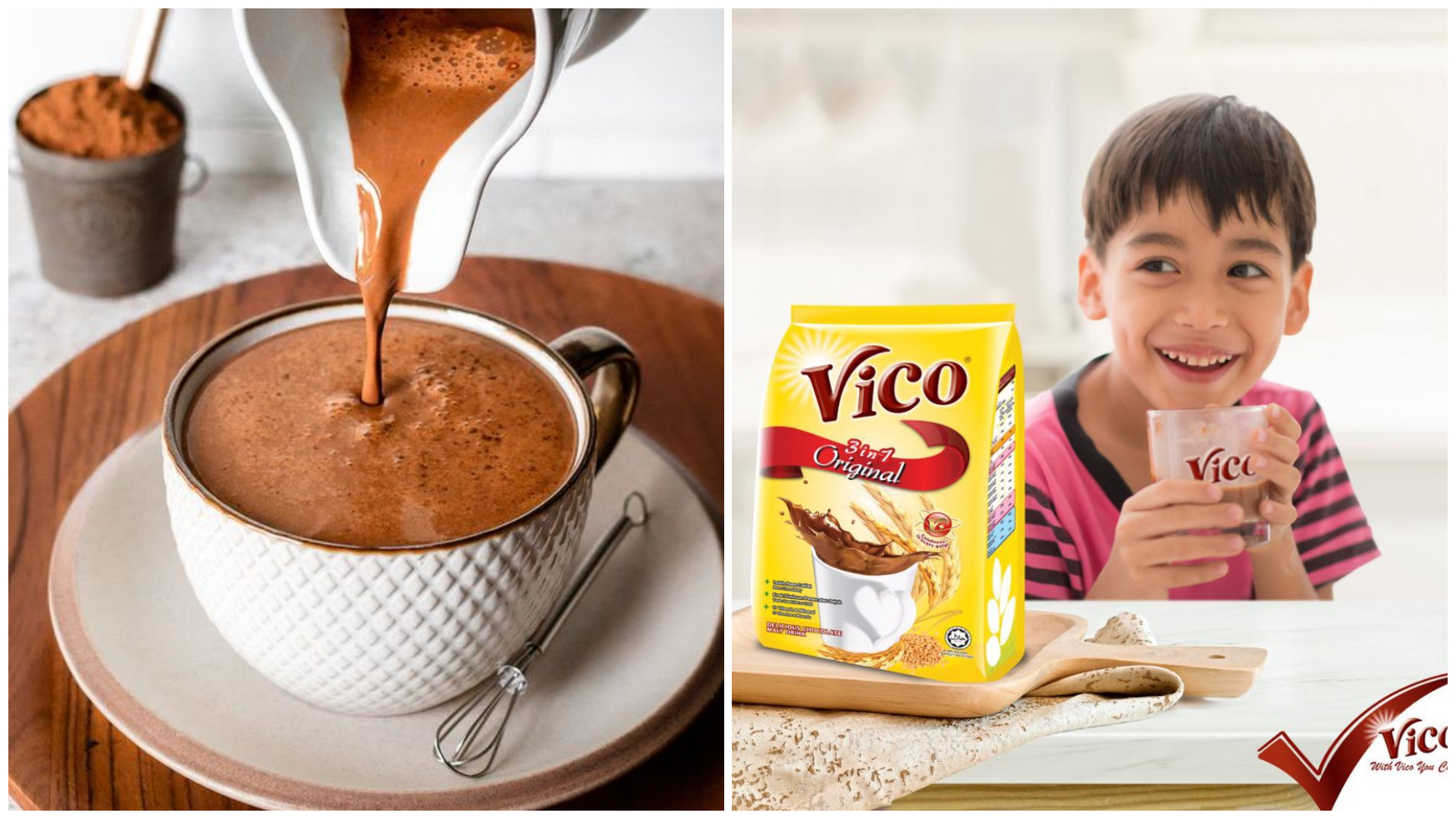 VICO 3 IN 1 ORIGINAL DELICIOUS CHOCOLATE MALT DRINK