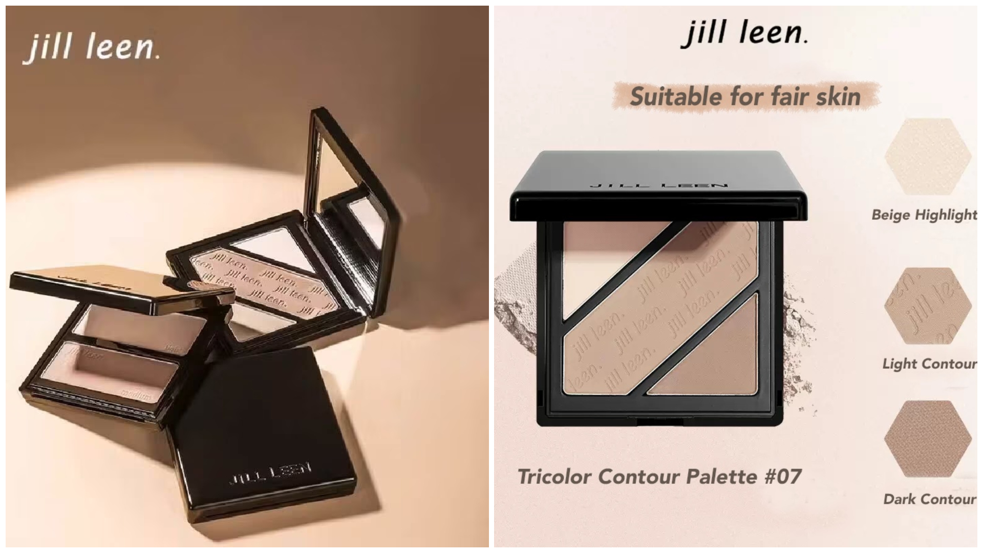 JILL LEEN Contour Duo Compact Three Shades