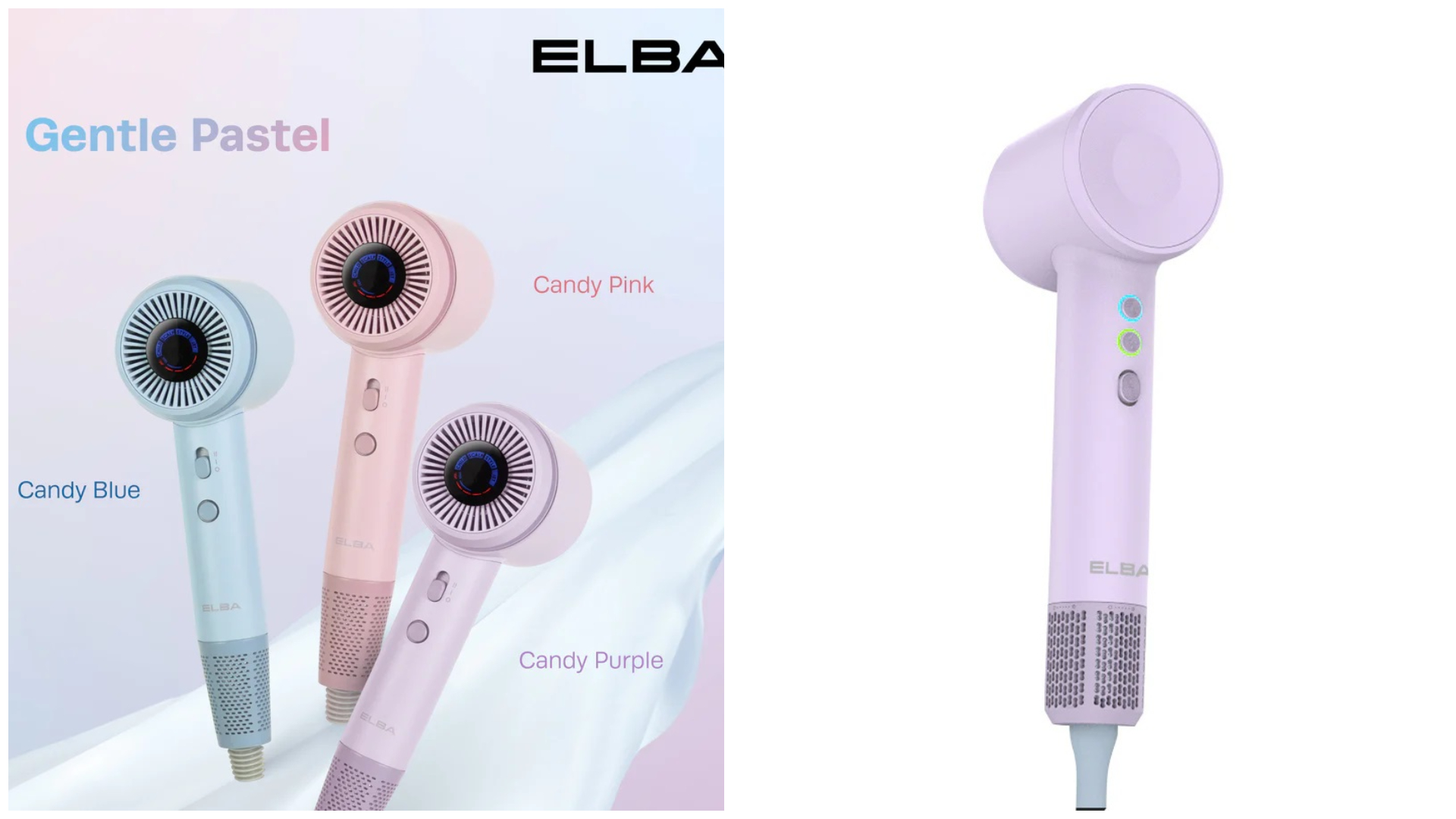 ELBA Hair Dryer MORANTE EHD-Q5653DC(PP)